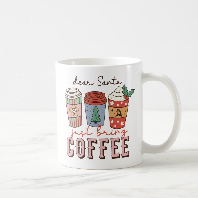 Taza De Café Querido Santa | Navidades Coffee Latte (Derecha)