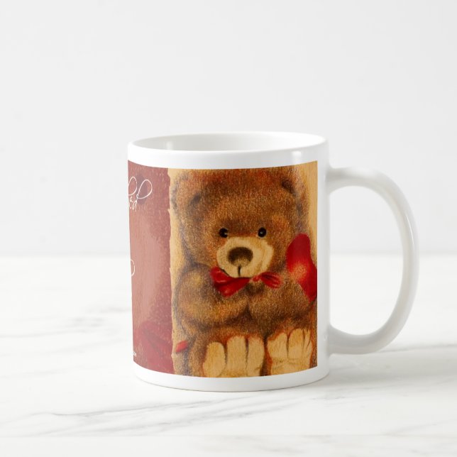 Taza De Café Querido Teddy Bear Mug (Derecha)