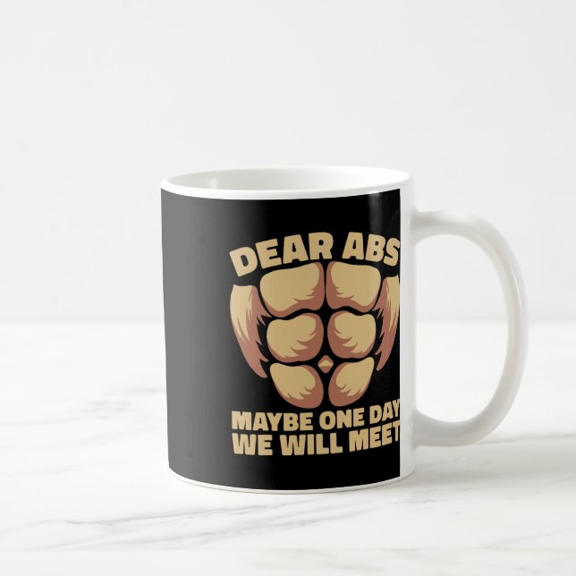 Taza De Café Queridos Abs Quizás Un Día (Derecha)