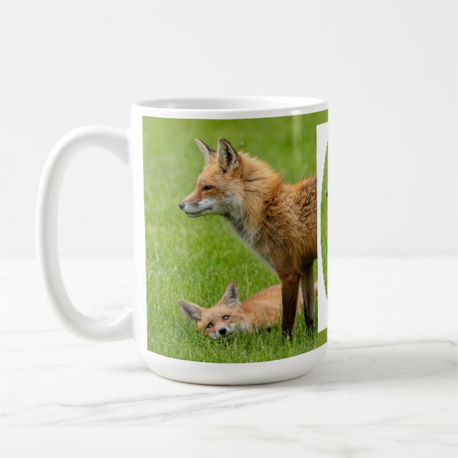 Taza De Café Queridos Ojos Zorros (Izquierda)