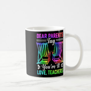 Taza De Café Queridos Padres Etiquetan Que Aman A Los Maestros