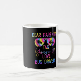 Taza De Café Queridos Padres Lo Etiquetan El Último Día De La E