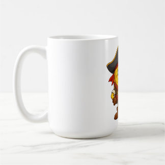 Taza De Café QuesoSunny Pirata – Camiseta Kawaii Adorable