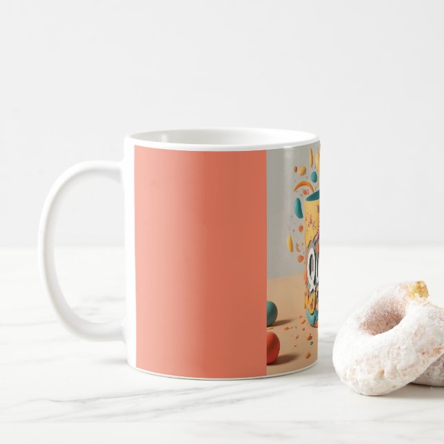 Taza De Café Quiche Quest (Con donut)