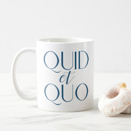 Taza De Café Quid latino y quo educación clásica