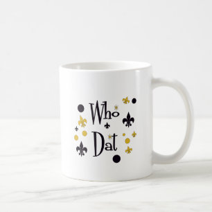 Taza De Café Quién camisetas de Dat