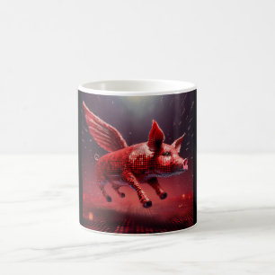 Taza De Café ¡Quién dice que los cerdos no pueden volar!