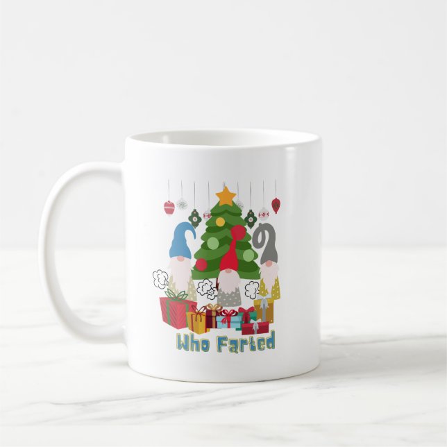 Taza De Café Quién engañó a los Navidades elves (Izquierda)
