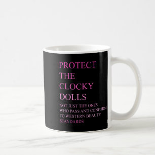 Taza De Café Quién P y se ajusta a los estándares de belleza oc