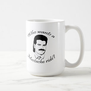 Taza De Café ¿Quién quiere un paseo del bigote?