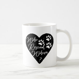 Taza De Café Quien rescató a quien perro pintaba con amor Masco