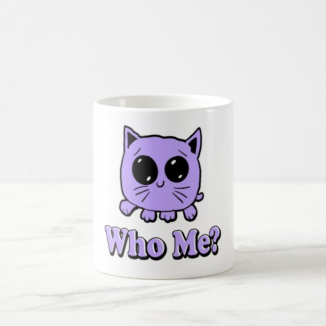 Taza De Café ¿Quién Yo Gatito (Centro)