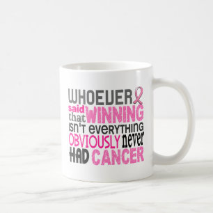 Taza De Café Quienquiera dijo al cáncer de pecho