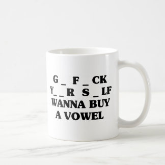 Taza De Café Quiera comprar una vocal