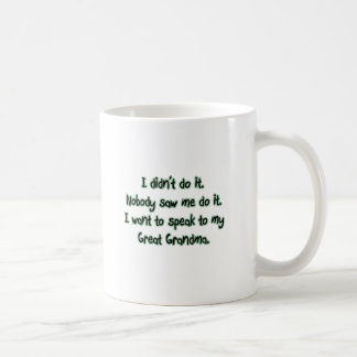 Taza De Café Quiera hablar a la gran abuela