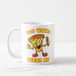 Taza De Café Quieres Pizza Me