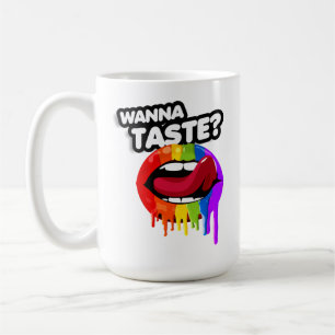 TAZA DE CAFÉ QUIERES PROBAR EL ARCOÍRIS