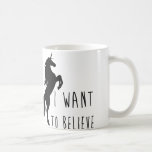 Taza De Café Quiero Creer Que Unicorn Mug<br><div class="desc">Quiero Creer Que Unicorn Mug</div>