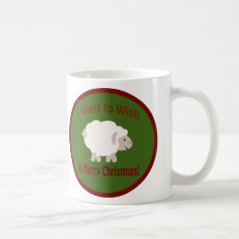 Taza De Café Quiero desear una feliz Navidad