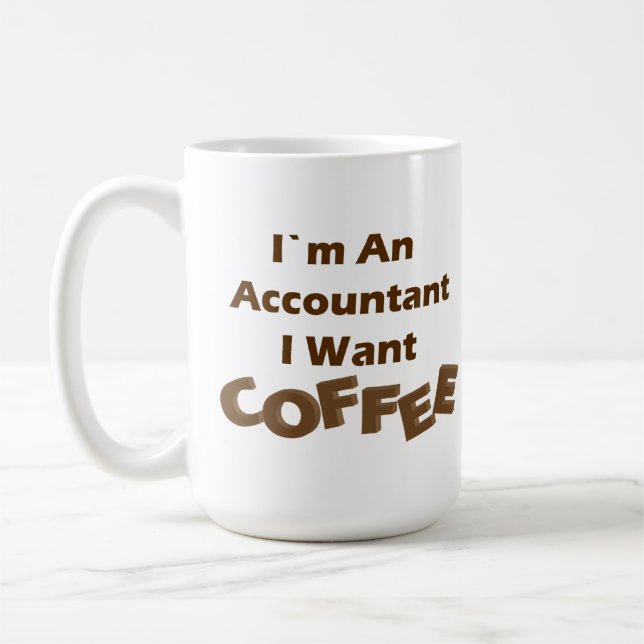 Taza De Café Quiero el café (Izquierda)