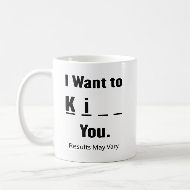 Taza De Café Quiero Ki__ Los resultados pueden variar (Izquierda)