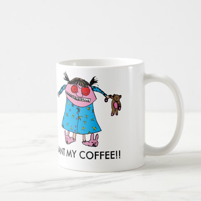 Taza De Café Quiero Mi Café (Derecha)