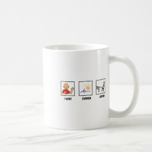 Taza De Café Quiero Salto De Verano El Último Día De La Escuela