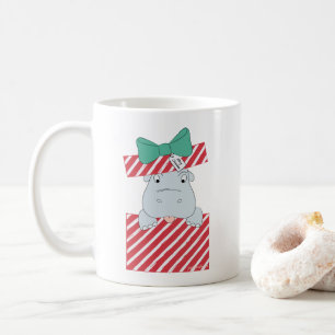 Taza De Café Quiero un Hipopótamo para Navidad Caja Rayada