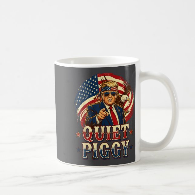 Taza De Café Quiet Ggy Funny Litical Humor Meme Quote  (Derecha)