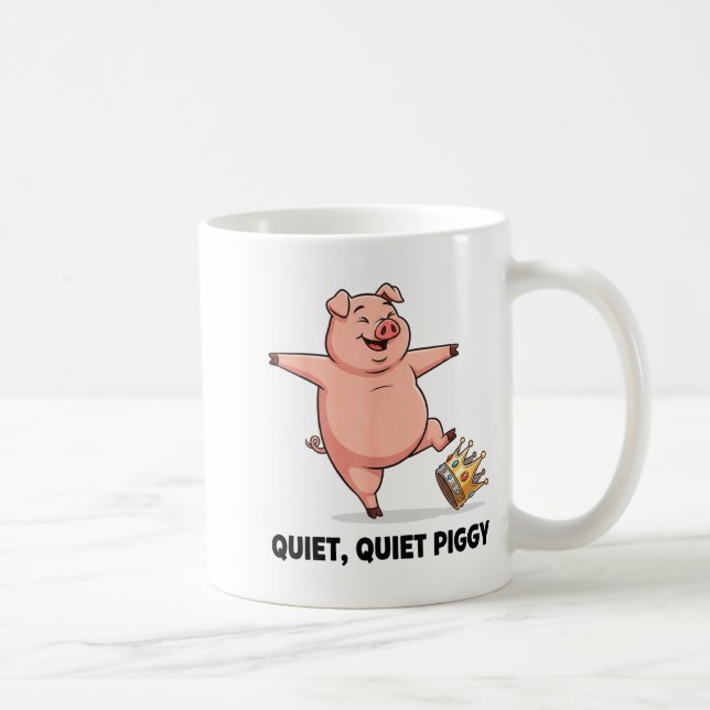 Taza De Café Quiet Ggy Funny Litical Meme Anti-trump Design  (Derecha)