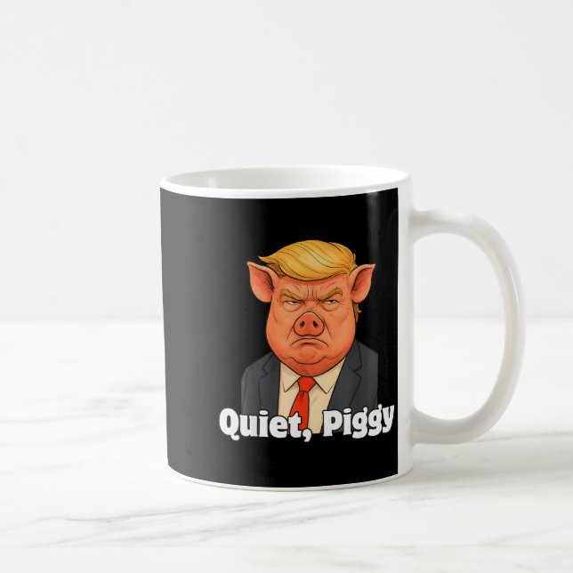 Taza De Café Quiet Ggy Snarky Litical G Joke Design  (Derecha)