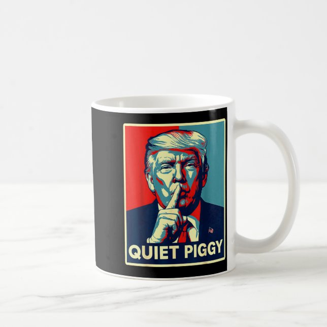 Taza De Café Quiet Ggy Tees Funny Quiet Ggy  (Derecha)