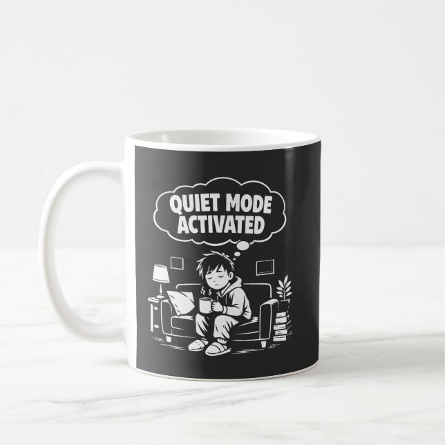 Taza De Café Quiet Mode Activated (Izquierda)