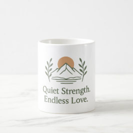 Taza De Café Quiet Strength. Endless Love. – Dad Appreciation