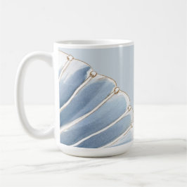 Taza De Café Quiet Tides | Blue Shell Coastal 