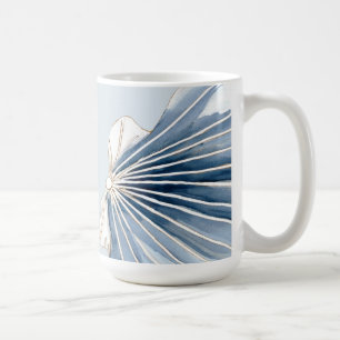 Taza De Café Quiet Tides Concha Azul Costera