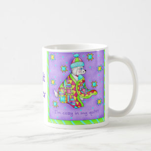 Taza De Café Quilt Lover Perro Mug