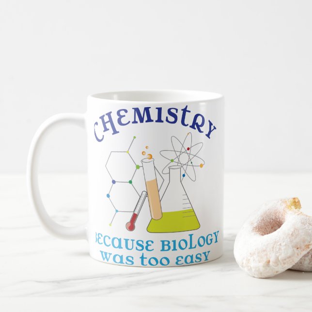 Taza De Café Química (Con donut)