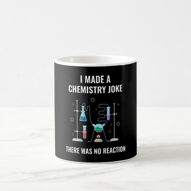 Taza De Café Química Chiste No Reacción Química (Centro)
