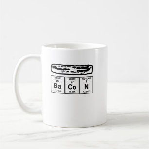 Taza De Café Química de Bacon Strip Clásico