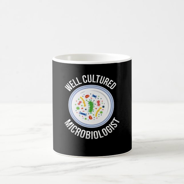 Taza De Café Química de microbiología culta (Centro)