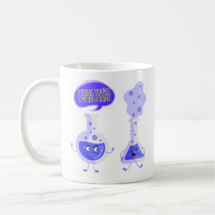 Taza De Café Química de Tubo de Prueba Creo que estás exagerand