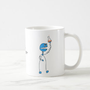 Taza De Café Química divertida del robot del dibujo animado de