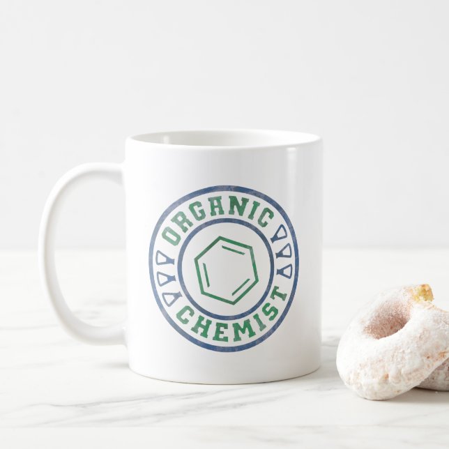 Taza De Café Químico Orgánico (Con donut)