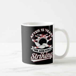 Taza De Café Quinto aniversario Boda de boliche en huelga duran