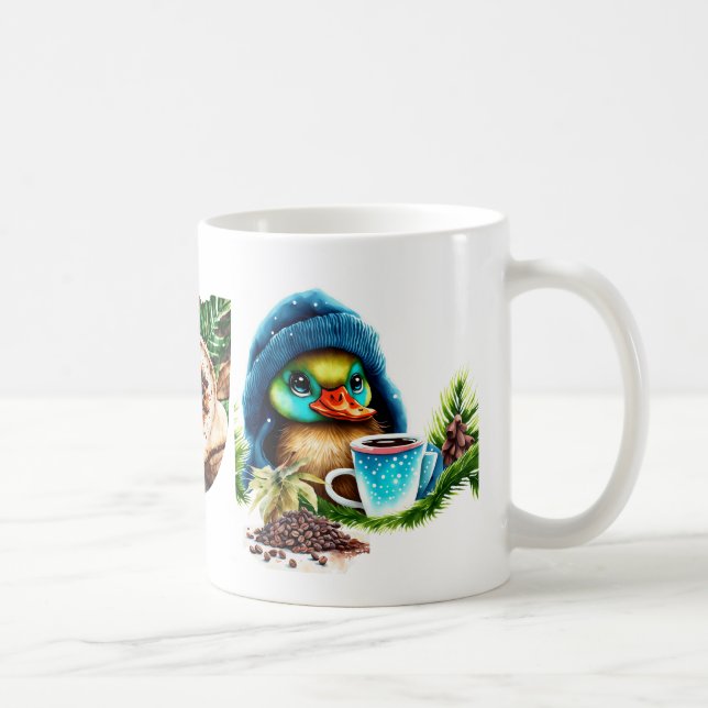 Taza De Café Quirky Café Lover Duck Design (Derecha)