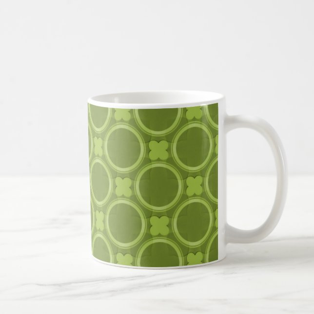 Taza De Café Quirky Charm Mug, Olive Green (Derecha)