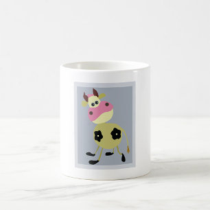 Taza De Café Quirky Personalizado vaca Fun Farm Animal