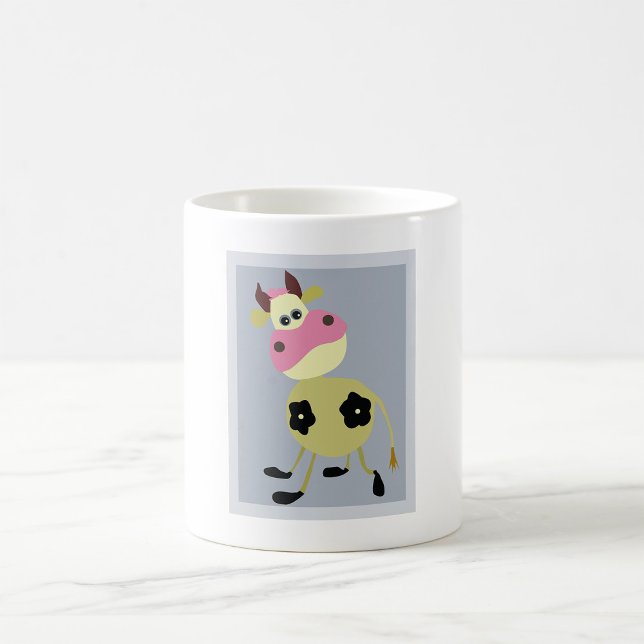 Taza De Café Quirky Personalizado vaca Fun Farm Animal (Subido por el creador)