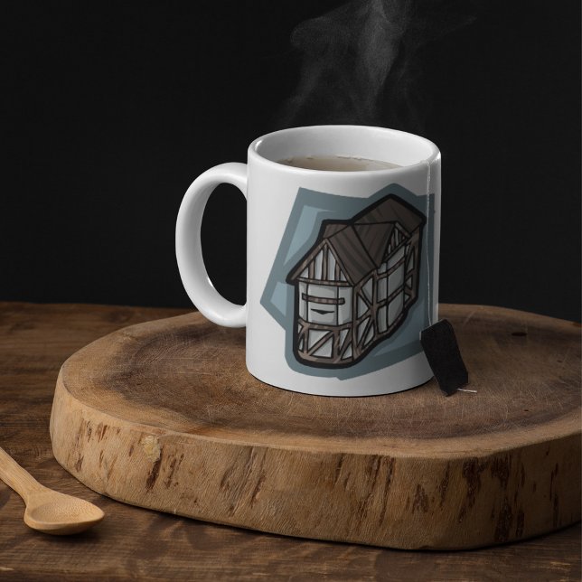 Taza De Café Quirky Tudor House Arquitectura Medieval (Subido por el creador)